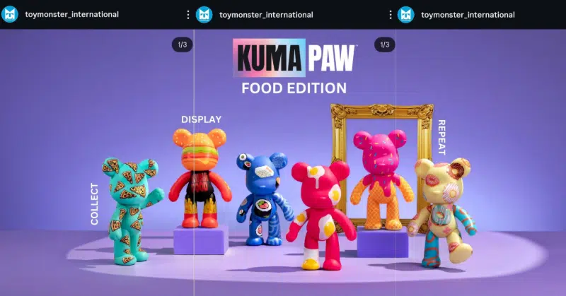 toy product copywriting kuma paw bears